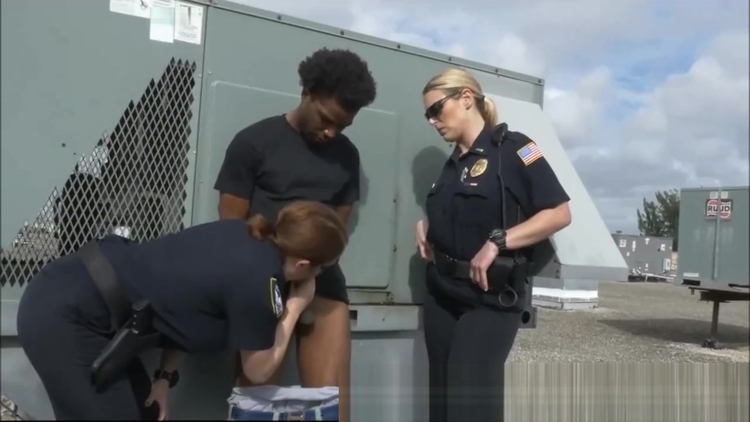 Spying Pervert Busted By Sex Mad Milf Cops_main_thumbnail