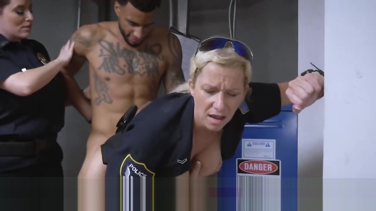 Hunky suspect gets chased and fucked by perverted milf cops_main_thumbnail