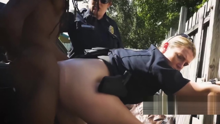 Artist gets caught for painting gang signs by busty milf cops_main_thumbnail