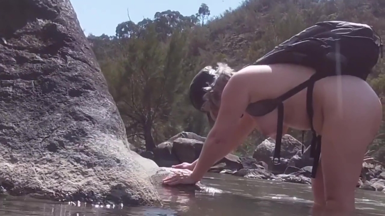 Strip to Nude a public River Crossing Swim & Fuck(Sorry for the water drop)_main_thumbnail