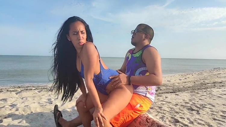 Latina Fucks Her Stepbrother On The Beach_main_thumbnail