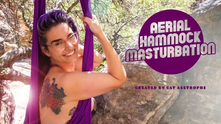 Cat Asstrophe in Aerial Hammock Masturbation_main_thumbnail