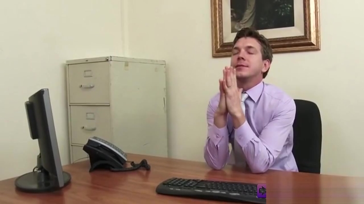 Office Blonde Drools All Over This Cock_main_thumbnail