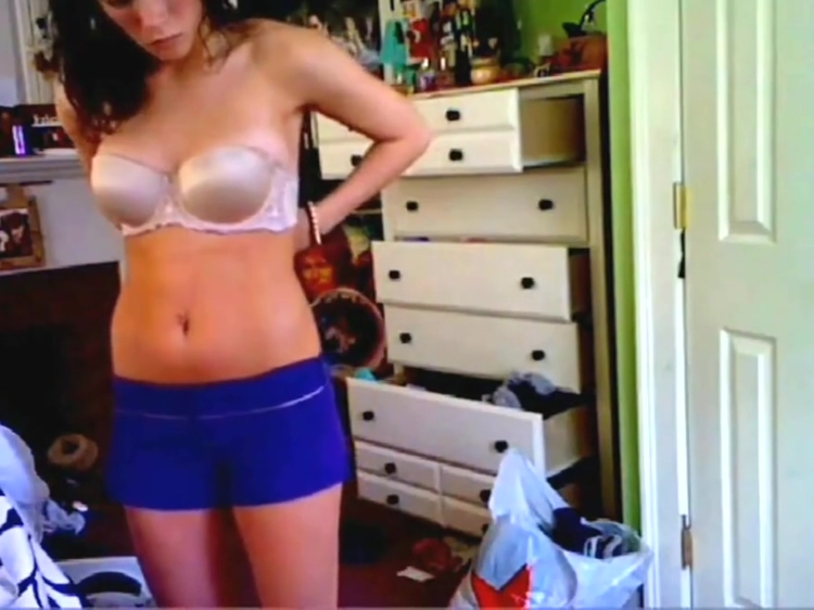 Slut exposed changing in her room_main_thumbnail
