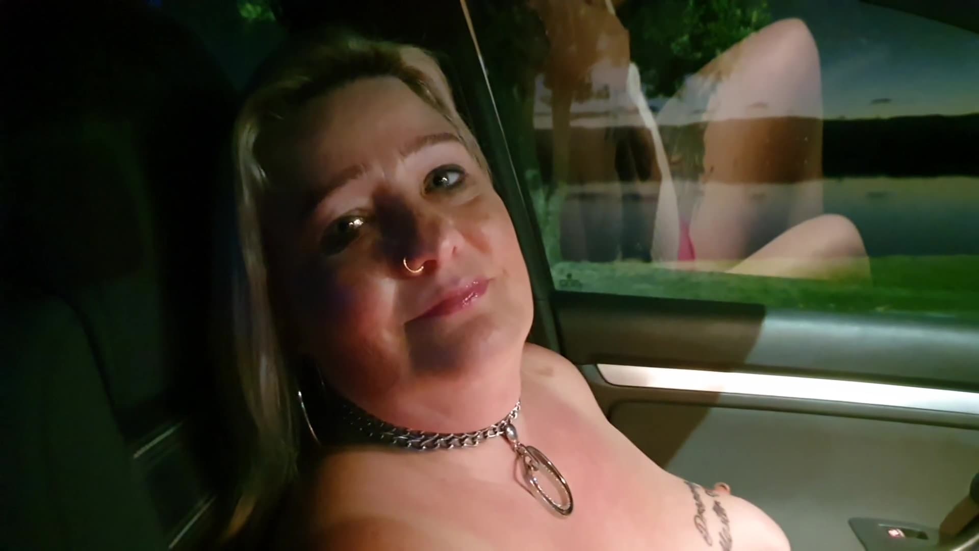 Nz Milf Slut And Master Pissing On The Road And On Her For Steve_main_thumbnail