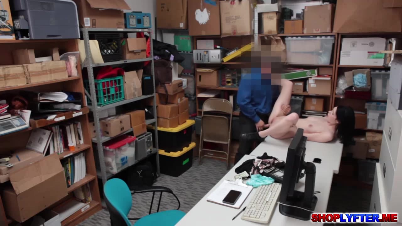 teen 18+ Shoplifter Fucked In The Office With Ivy Aura_main_thumbnail