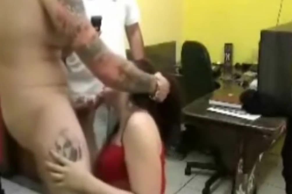 My wife in my office with my friend_main_thumbnail