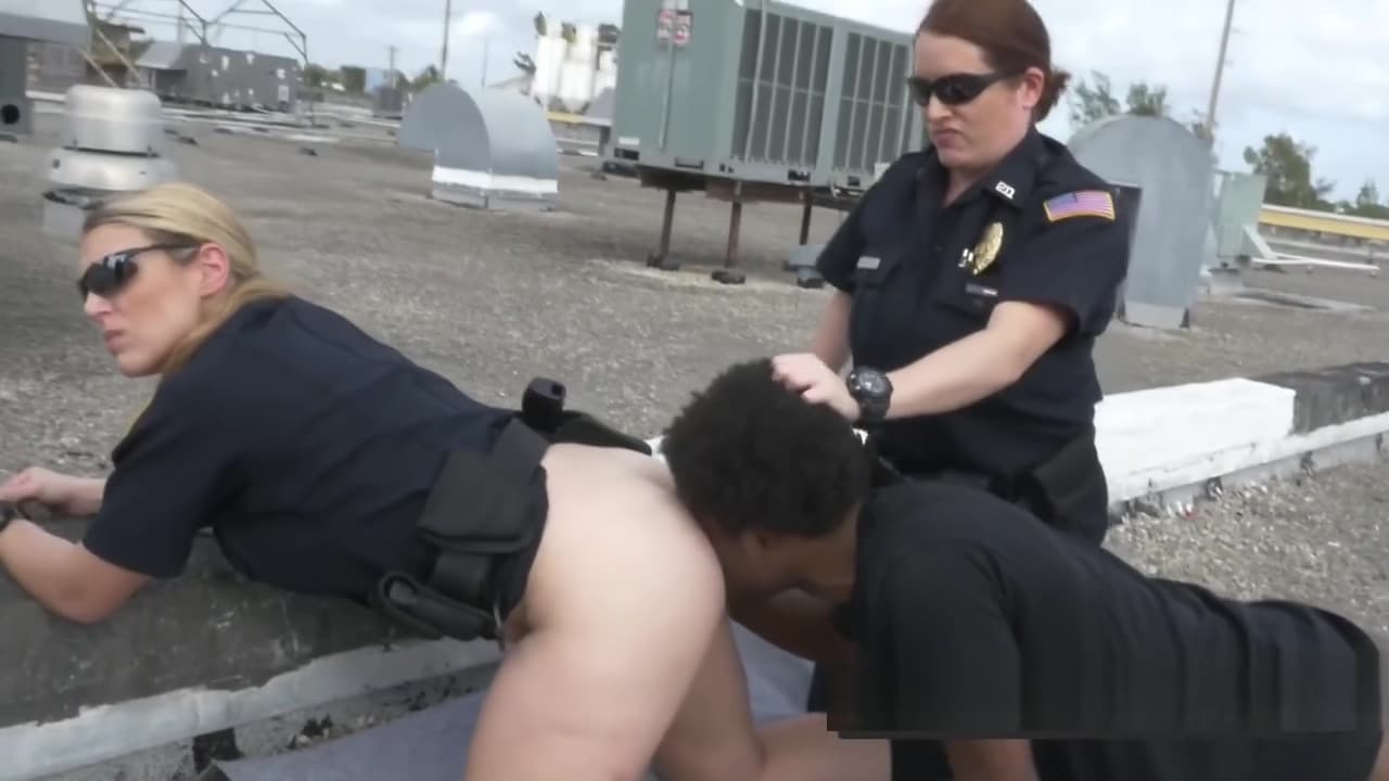 Milf cops get a rimjob as pervert proceeds to drill them_main_thumbnail