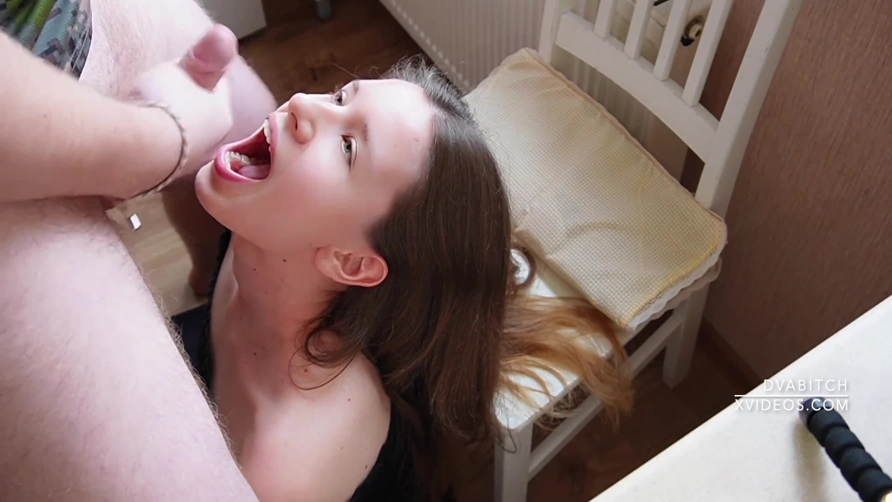 Cute Brunette Sucking My Dick Cumshot In Her Sweet Mouth_main_thumbnail