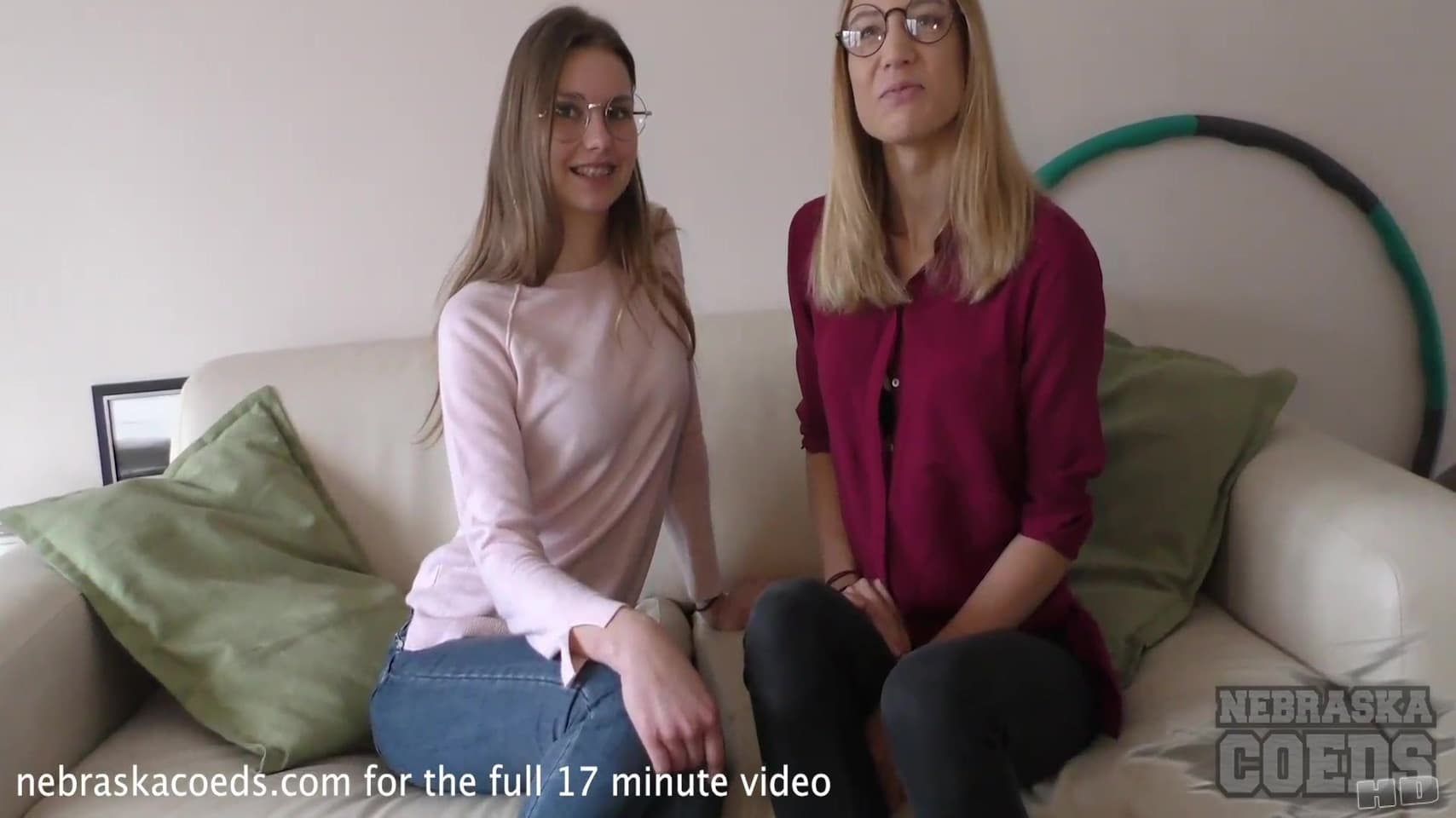 Young Amanda And Ieva Girl Girl Fun On The Couch 11 Min_main_thumbnail