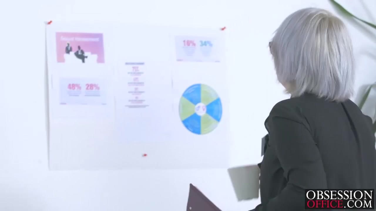 Naughty blonde babe Cherry Kiss riding a cock in office_main_thumbnail