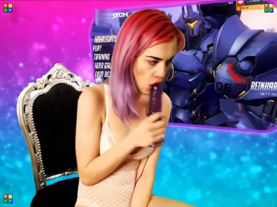 Pink haired Overwatch streamer blowjob_main_thumbnail